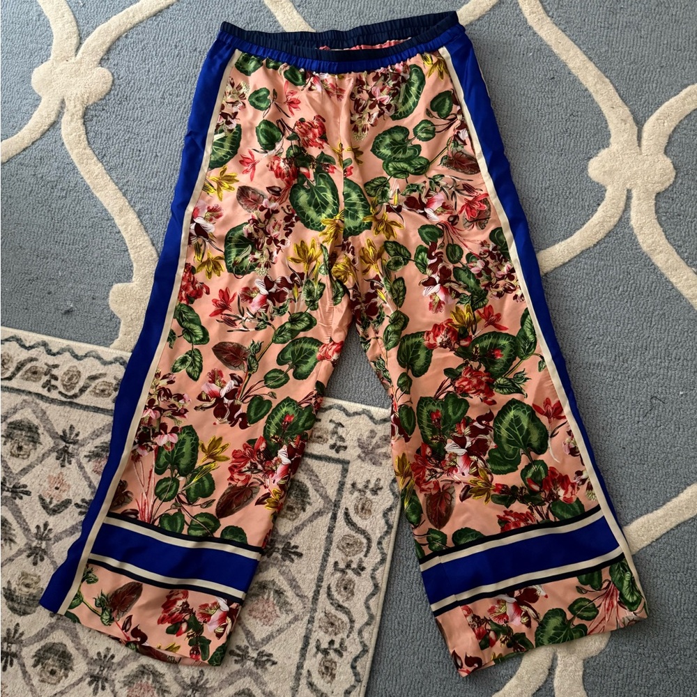 Anthropologie Elevenses Size M Floral Pants
